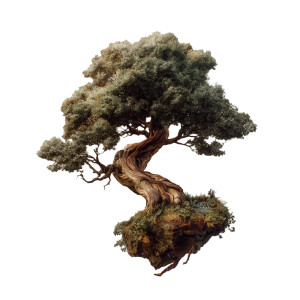 Tree V8 Vinyl Car Decal Sticker – Waterproof & UV-Resistant 3.4133333333333336"