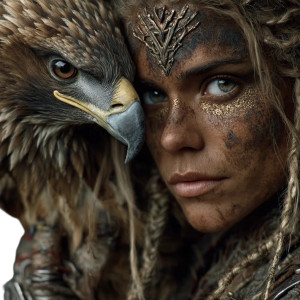 Warrior Queen Portrait V2 Vinyl Car Decal Sticker – Waterproof & UV-Resistant 6.826666666666667"