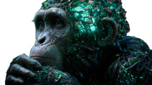 Gorilla Goddess Hybrid Vinyl Car Decal Sticker – Waterproof & UV-Resistant 2.72"