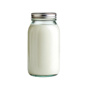 Glass Milk Can Vinyl Car Decal Sticker – Waterproof & UV-Resistant 6.826666666666667"