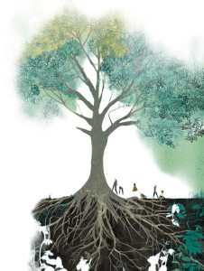 Growing Tree Support Vinyl Car Decal Sticker – Waterproof & UV-Resistant 4.1066666666666665"