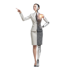 Cyborg Businesswoman Vinyl Car Decal Sticker – Waterproof & UV-Resistant 3.4133333333333336" Cyborg Businesswoman Vinyl Car Decal Sticker – Waterproof & UV-Resistant 3.4133333333333336"