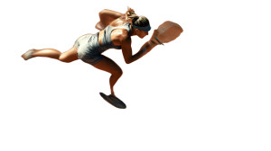 Tennis Player Action V11 Vinyl Car Decal Sticker – Waterproof & UV-Resistant 5.4