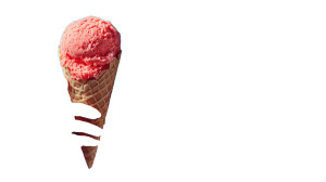 Raspberry Ice Cream Vinyl Car Decal Sticker – Waterproof & UV-Resistant 5.4