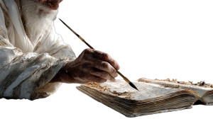 Elderly Hand Writing Vinyl Car Decal Sticker – Waterproof & UV-Resistant 5.4