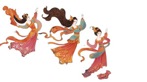 Flying Fairies Mural Vinyl Car Decal Sticker – Waterproof & UV-Resistant 2.72"