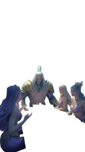 Mermaid Royal Banquet Vinyl Car Decal Sticker – Waterproof & UV-Resistant 9.706666666666667"