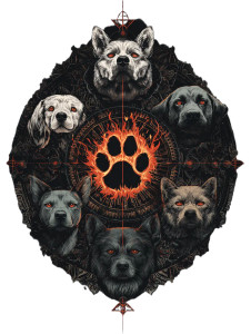 Mystical Animal Council Vinyl Car Decal Sticker – Waterproof & UV-Resistant 8.213333333333333"