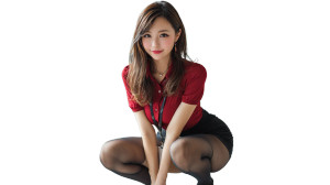 Japanese Girl Smiling V4 Vinyl Car Decal Sticker – Waterproof & UV-Resistant 5.4