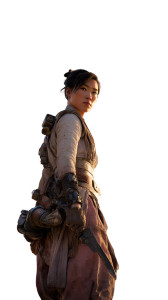 Asian Female Jedi Vinyl Car Decal Sticker – Waterproof & UV-Resistant 4.8533333333333335"