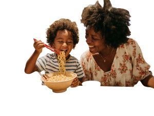 Joyful Meal Moment V2 Vinyl Car Decal Sticker – Waterproof & UV-Resistant 6.1866666666666665"