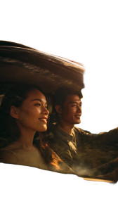 Thai Couple Smiling Vinyl Car Decal Sticker – Waterproof & UV-Resistant 4.8533333333333335"