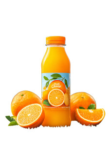 Orange Juice Display Vinyl Car Decal Sticker – Waterproof & UV-Resistant 8.213333333333333"