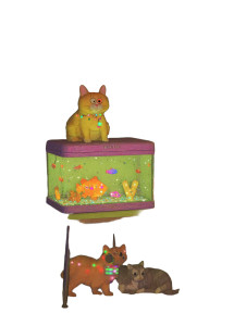 Sparkling Fish Tank Vinyl Car Decal Sticker – Waterproof & UV-Resistant 8.213333333333333"