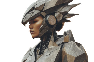 Futuristic Xenomorph Suit V2 Vinyl Car Decal Sticker – Waterproof & UV-Resistant 5.97333333333333