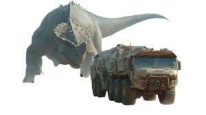 Futuristic Army Dinosaurs V2 Vinyl Car Decal Sticker – Waterproof & UV-Resistant 5.4