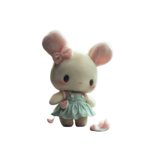 Stuffed Rabbit Vinyl Car Decal Sticker – Waterproof & UV-Resistant 3.4133333333333336" Stuffed Rabbit Vinyl Car Decal Sticker – Waterproof & UV-Resistant 3.4133333333333336"