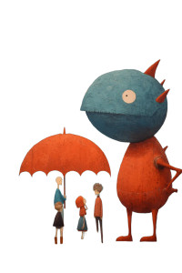 Whimsical Story Scene Vinyl Car Decal Sticker – Waterproof & UV-Resistant 8.96"