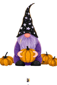 Halloween Gnome V2 Vinyl Car Decal Sticker – Waterproof & UV-Resistant 4.4