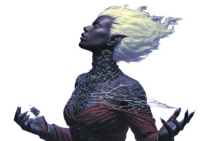 Chaotic Drow Priestess Vinyl Car Decal Sticker – Waterproof & UV-Resistant 5.97333333333333