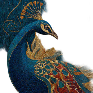 Metallic Glass Peacock Vinyl Car Decal Sticker – Waterproof & UV-Resistant 6.826666666666667" Metallic Glass Peacock Vinyl Car Decal Sticker – Waterproof & UV-Resistant 6.826666666666667"
