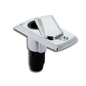 Heavy-Duty Navigation Light Pole Base | For 5110 Frosted Globe/ 910851&5091 Bi-Color Lights | Die-Cast ZAMAK | Non-Corrosive Silver Finish Heavy-Duty Navigation Light Pole Base | For 5110 Frosted Globe/ 910851&5091 Bi-Color Lights | Die-Cast ZAMAK | Non-Corrosive Silver Finish