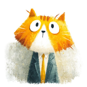 Whimsical Cat Portrait V6 Vinyl Car Decal Sticker – Waterproof & UV-Resistant 6.826666666666667"