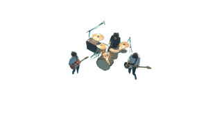 Modern Rock Musicians Vinyl Car Decal Sticker – Waterproof & UV-Resistant 2.72"