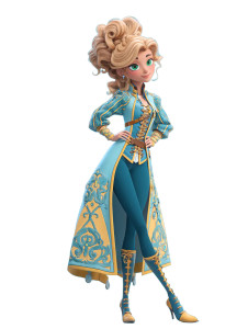 Disney Pixar Princess Vinyl Car Decal Sticker – Waterproof & UV-Resistant 8.213333333333333"