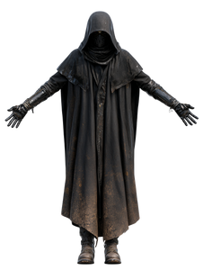 Dark Cloaked Figure Vinyl Car Decal Sticker – Waterproof & UV-Resistant 8.213333333333333"