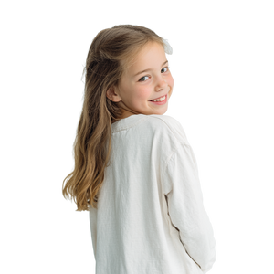 Smiling Girl Shirt Vinyl Car Decal Sticker – Waterproof & UV-Resistant 3.4133333333333336"