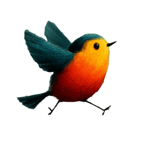 Flying Robin Vinyl Car Decal Sticker – Waterproof & UV-Resistant 3.4133333333333336" Flying Robin Vinyl Car Decal Sticker – Waterproof & UV-Resistant 3.4133333333333336"