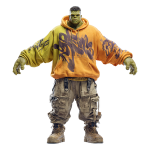 Hulk In Streetwear Vinyl Car Decal Sticker – Waterproof & UV-Resistant 6.826666666666667" Hulk In Streetwear Vinyl Car Decal Sticker – Waterproof & UV-Resistant 6.826666666666667"
