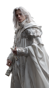 Handsome Archmage Portrait Vinyl Car Decal Sticker – Waterproof & UV-Resistant 9.706666666666667"