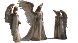 Angelic Gathering Vinyl Car Decal Sticker – Waterproof & UV-Resistant 5.4