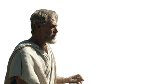 Roman Philosopher Observing Vinyl Car Decal Sticker – Waterproof & UV-Resistant 2.72"