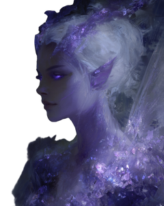 Amethyst Alien Vinyl Car Decal Sticker – Waterproof & UV-Resistant 4.0"