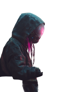 Cyberpunk Hacker V12 Vinyl Car Decal Sticker – Waterproof & UV-Resistant 8.213333333333333"