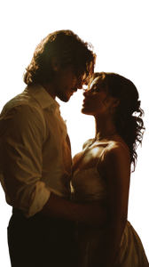 Romantic Couple Moment Vinyl Car Decal Sticker – Waterproof & UV-Resistant 4.8533333333333335"