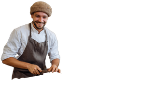 Vegan Chef Cooking Vinyl Car Decal Sticker – Waterproof & UV-Resistant 2.986666666666667"