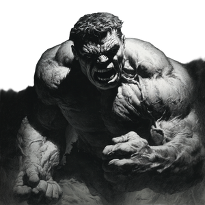 Fury Hulk Cover Vinyl Car Decal Sticker – Waterproof & UV-Resistant 3.4133333333333336"