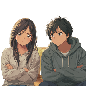 Anime Couple Disconnect Vinyl Car Decal Sticker – Waterproof & UV-Resistant 6.826666666666667"