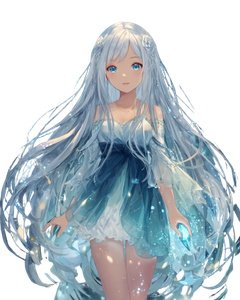 Enchanted Fantasy Girl Vinyl Car Decal Sticker – Waterproof & UV-Resistant 8.0"