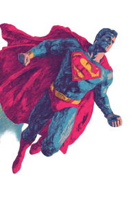 Stoic Superman Vinyl Car Decal Sticker – Waterproof & UV-Resistant 4.4