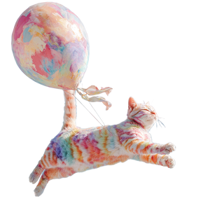 Rainbow Flying Cat Vinyl Car Decal Sticker – Waterproof & UV-Resistant 3.4133333333333336"