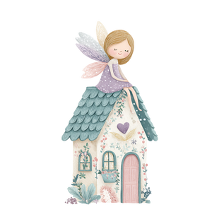 Cute Fairy Illustration V3 Vinyl Car Decal Sticker – Waterproof & UV-Resistant 6.826666666666667"