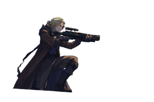 Blond Enforcer Firing Vinyl Car Decal Sticker – Waterproof & UV-Resistant 2.986666666666667"