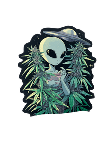 Alien Gardener Sticker Vinyl Car Decal Sticker – Waterproof & UV-Resistant 8.213333333333333"