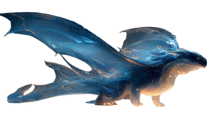 Ethereal Dragon Creature Vinyl Car Decal Sticker – Waterproof & UV-Resistant 2.72"