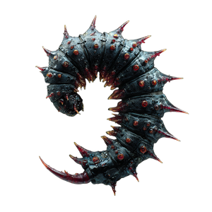 Dangerous Larva Vinyl Car Decal Sticker – Waterproof & UV-Resistant 3.4133333333333336"